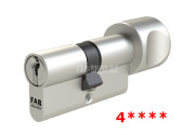 Vložka FAB cylindrická 4**** DKvNs/ 30+35K, knoflík Ns ,4.tř. bezpečnosti, 5 klíčů, ASSA ABLOY