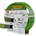 Zahradní hadice Procraft PR-4GH1315, 4 vrstvy, 1/2", 15 m